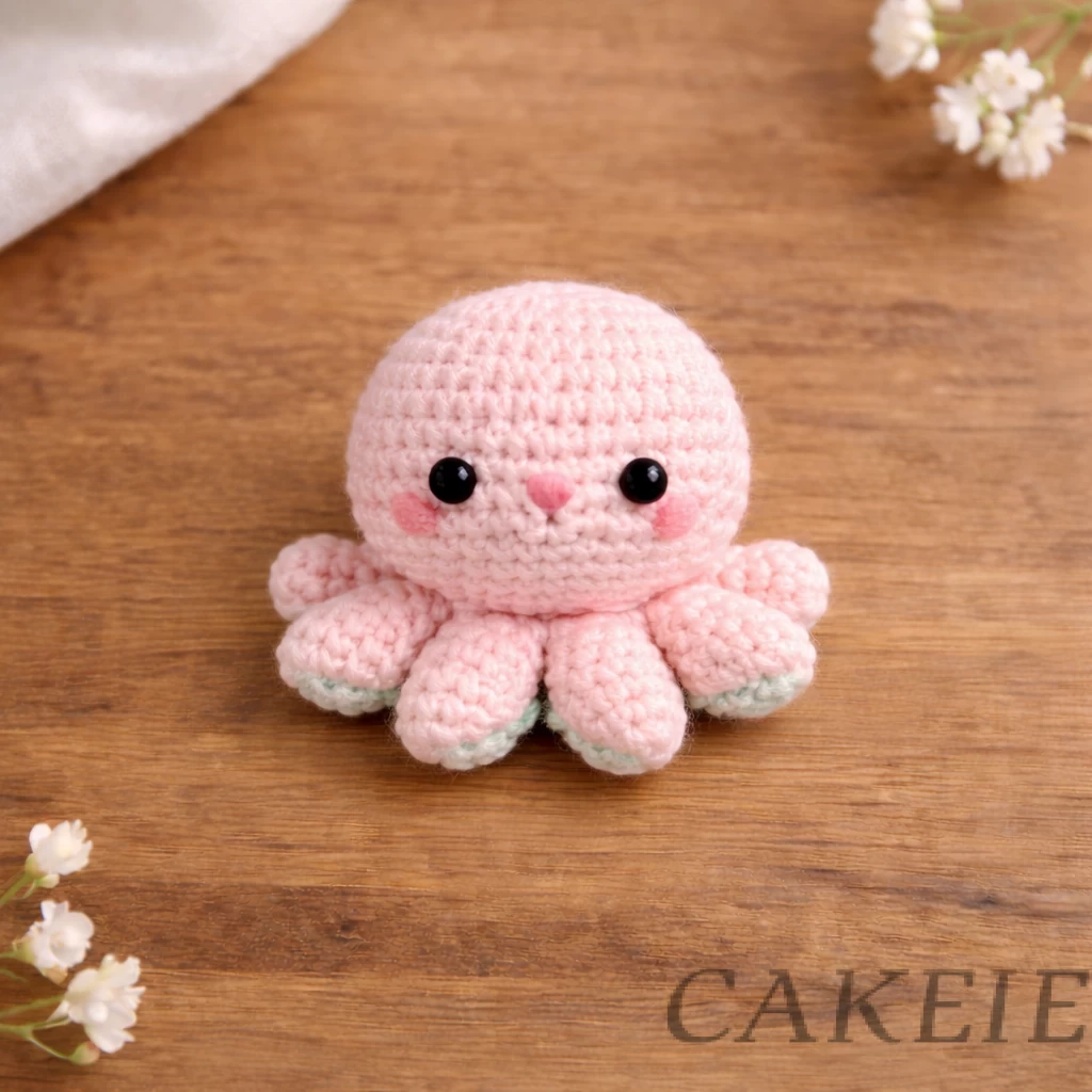 Crochet Mini Octopus Plush